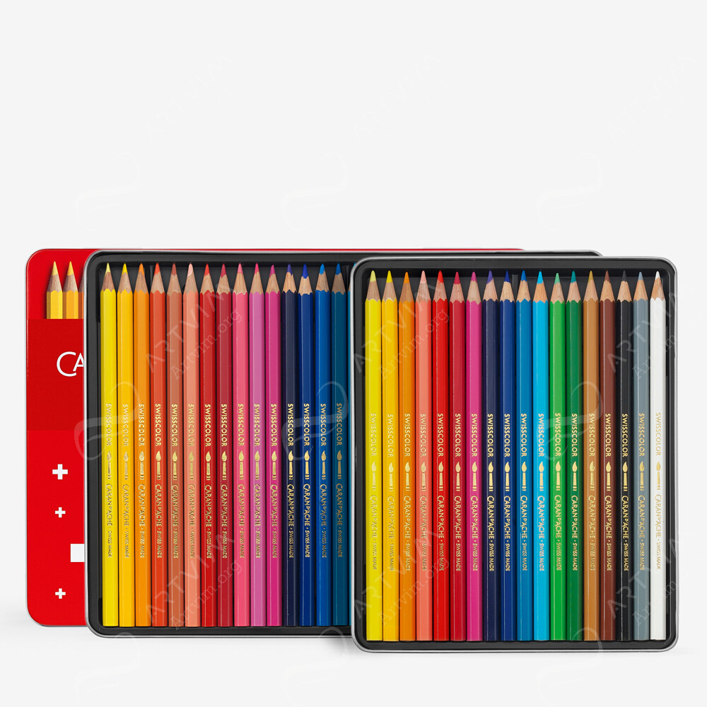 Caran D'Ache : Swisscolor : Watersoluble Pencil Sets