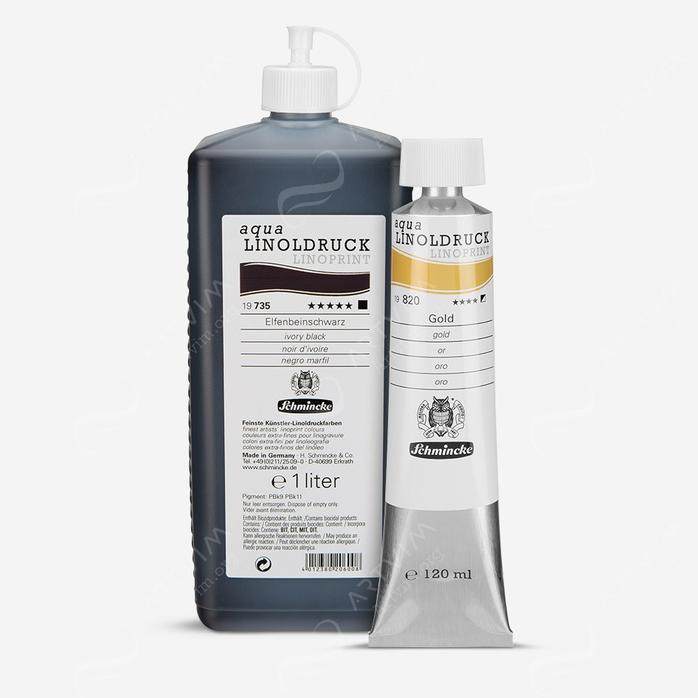 Schmincke : Aqua Linoprint