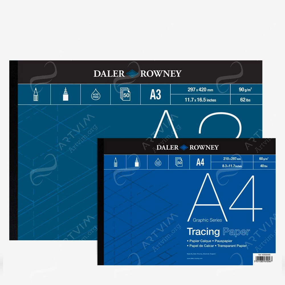 Daler-Rowney : Tracing Paper : Gummed Pads