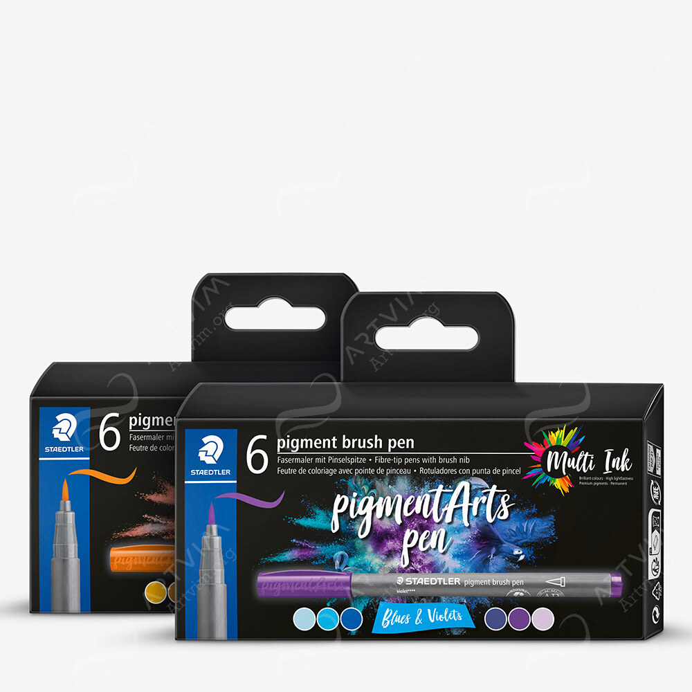 Staedtler : Pigment Arts : Brush Pen Sets