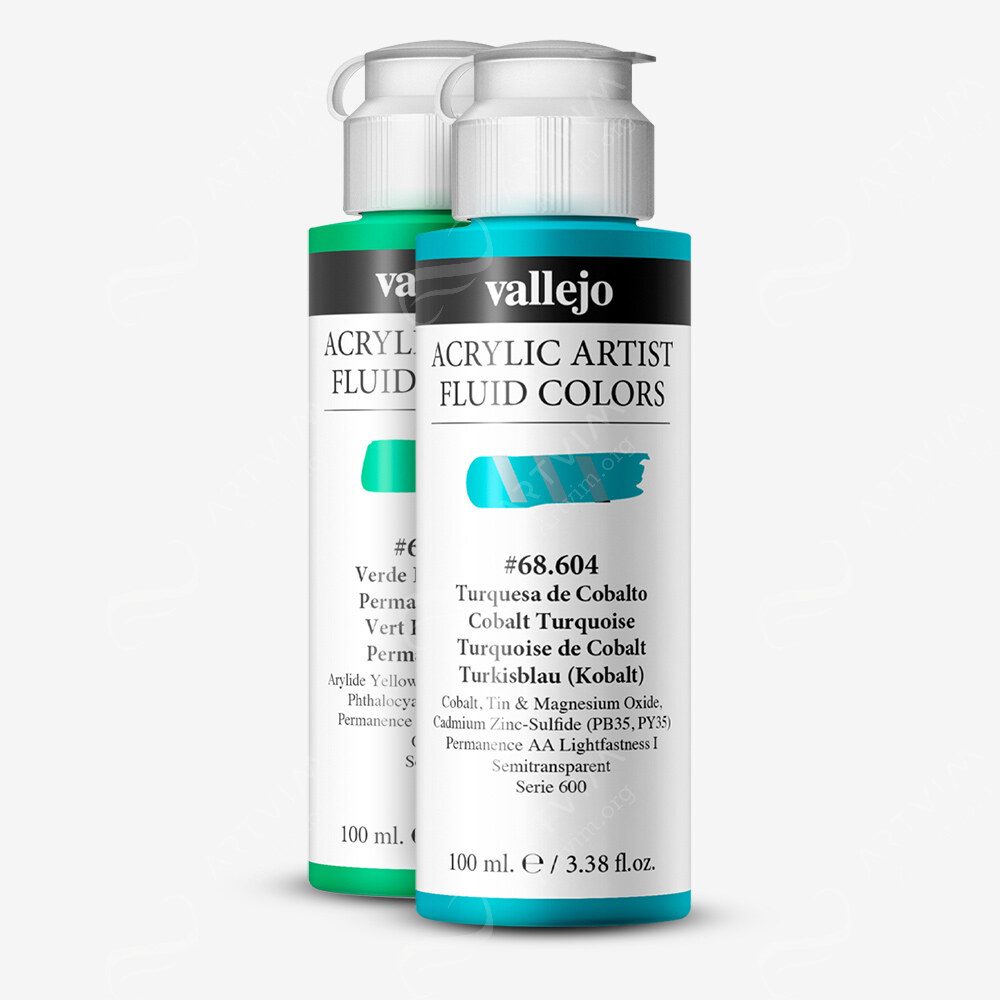 Acrylicos Vallejo : Fluid Artist Acrylic Paint