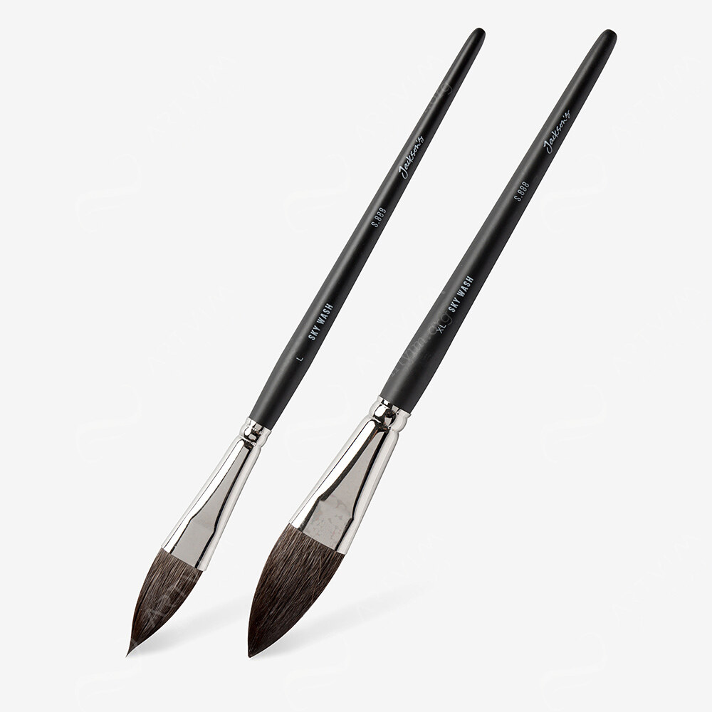 Jackson's : Pure Squirrel Brushes : Series 888 : Oval Wash