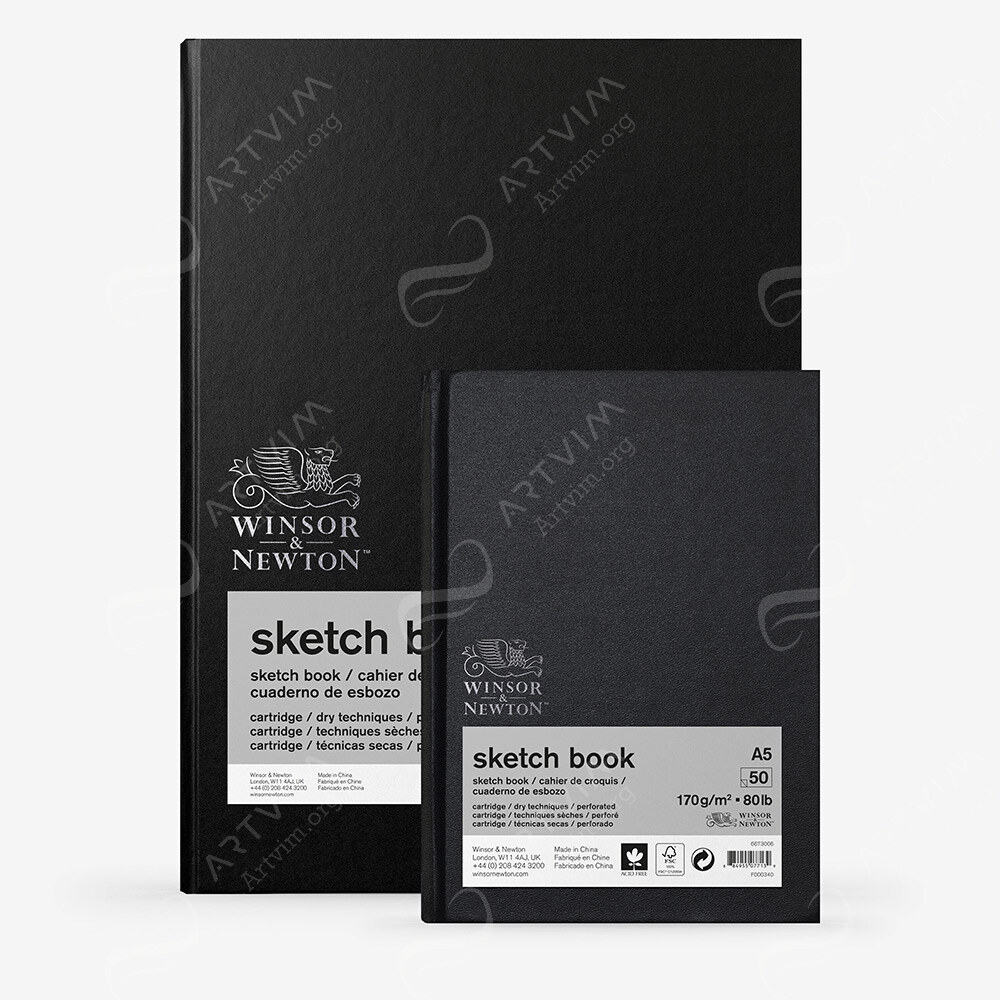 Winsor & Newton : Hardbound Sketch Book : 200Gsm : 50 Sheets