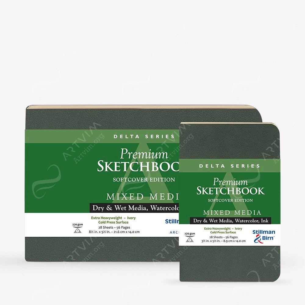 Stillman & Birn : Delta Softcover Sketchbooks : 270Gsm : Cold Press