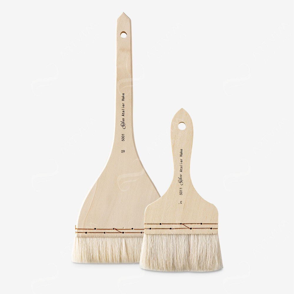 Silver Brush : Atelier Hake Brushes : Series 5001 / 5006 / 5011