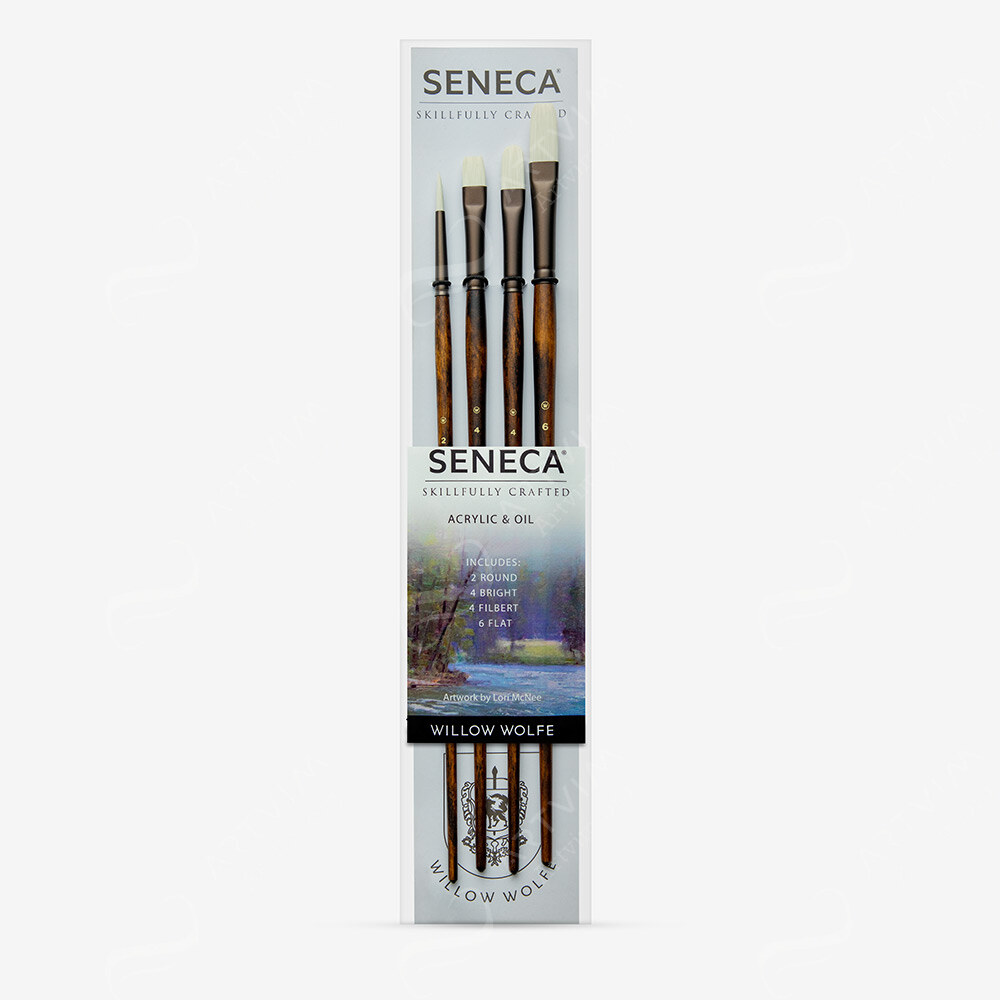 Willow Wolfe : Seneca Synthetic Brush Sets