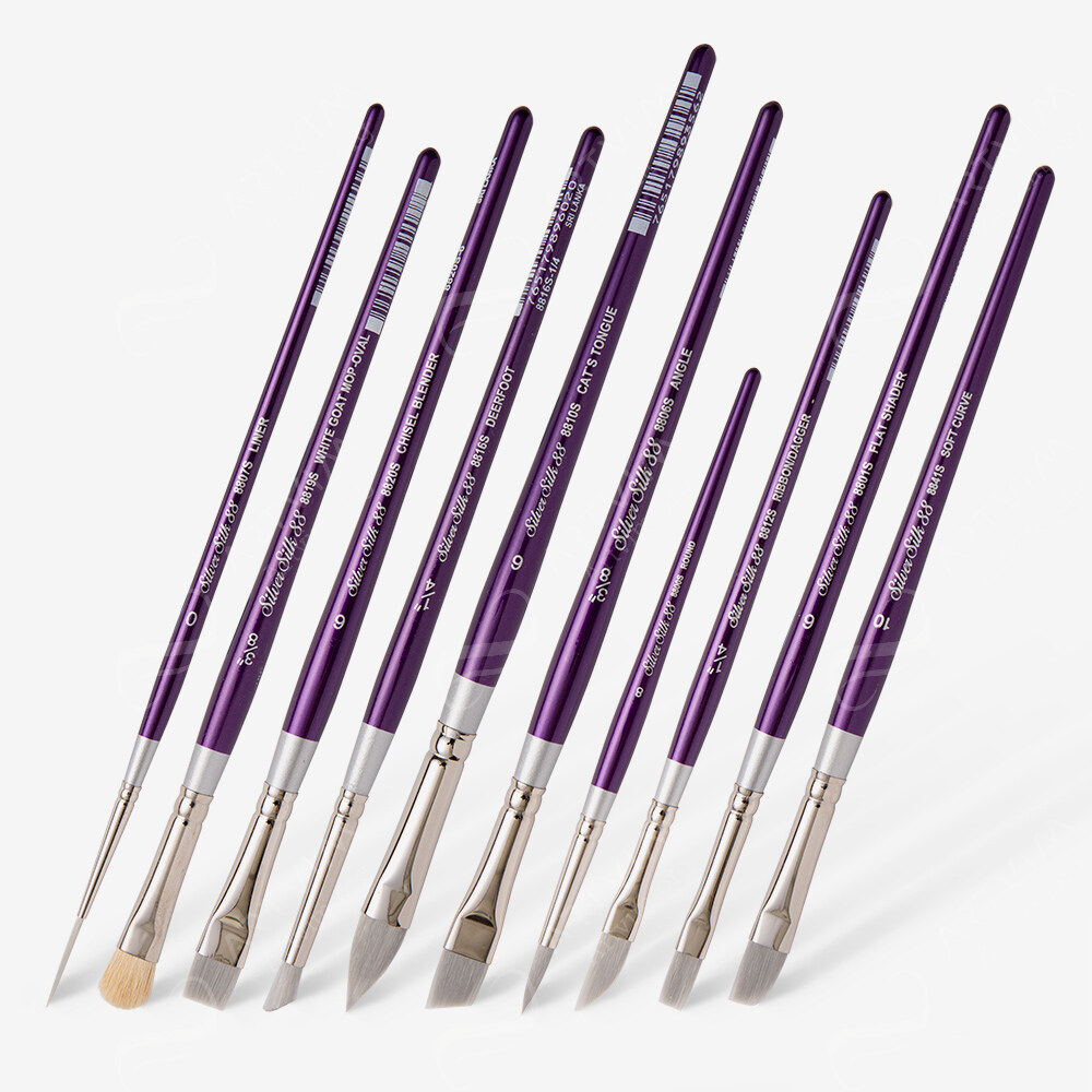 Silver Brush : Silver Silk 88 Brushes