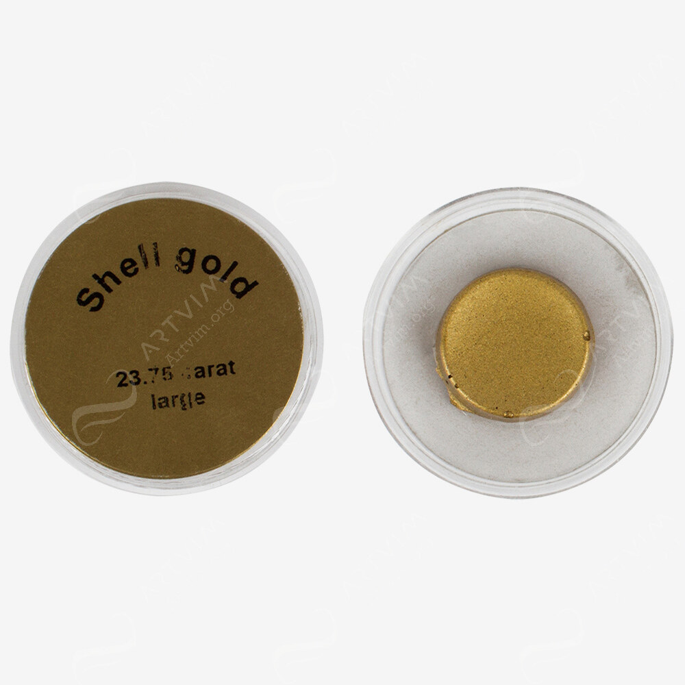 Handover : Shell Gold Watercolour Pans : Gold 23.75Ct