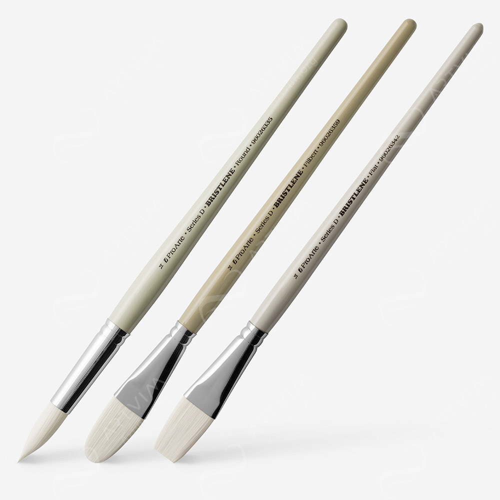 Pro Arte : Bristlene : Series D : Synthetic Oil & Acrylic Brushes