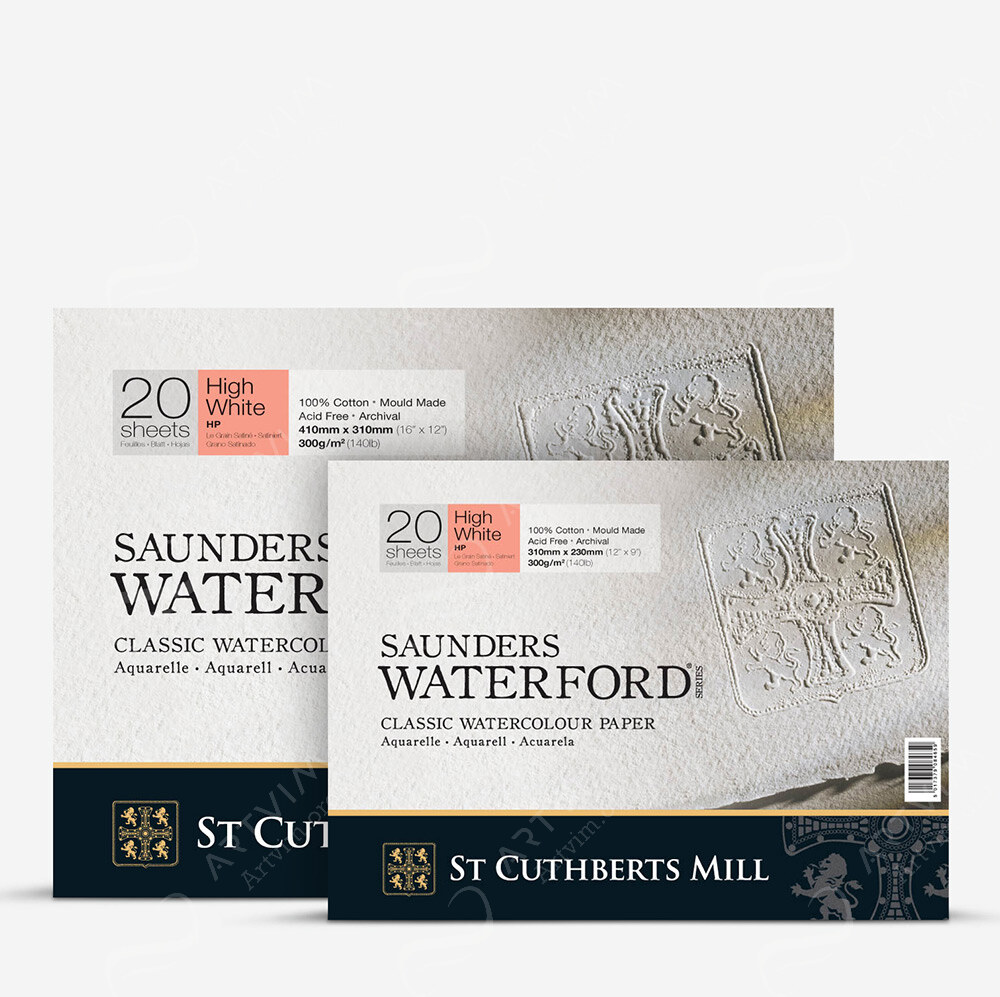 Saunders Waterford : Watercolour Paper Blocks : 300Gsm