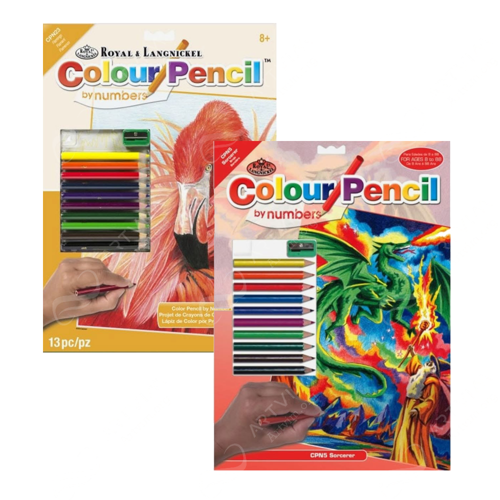 Royal & Langnickel : Coloured Pencil By Number