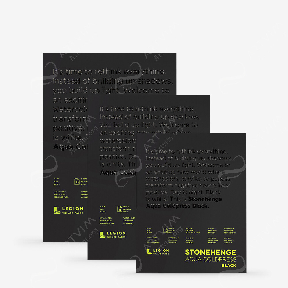 Stonehenge : Aqua Black Watercolour Paper Pads