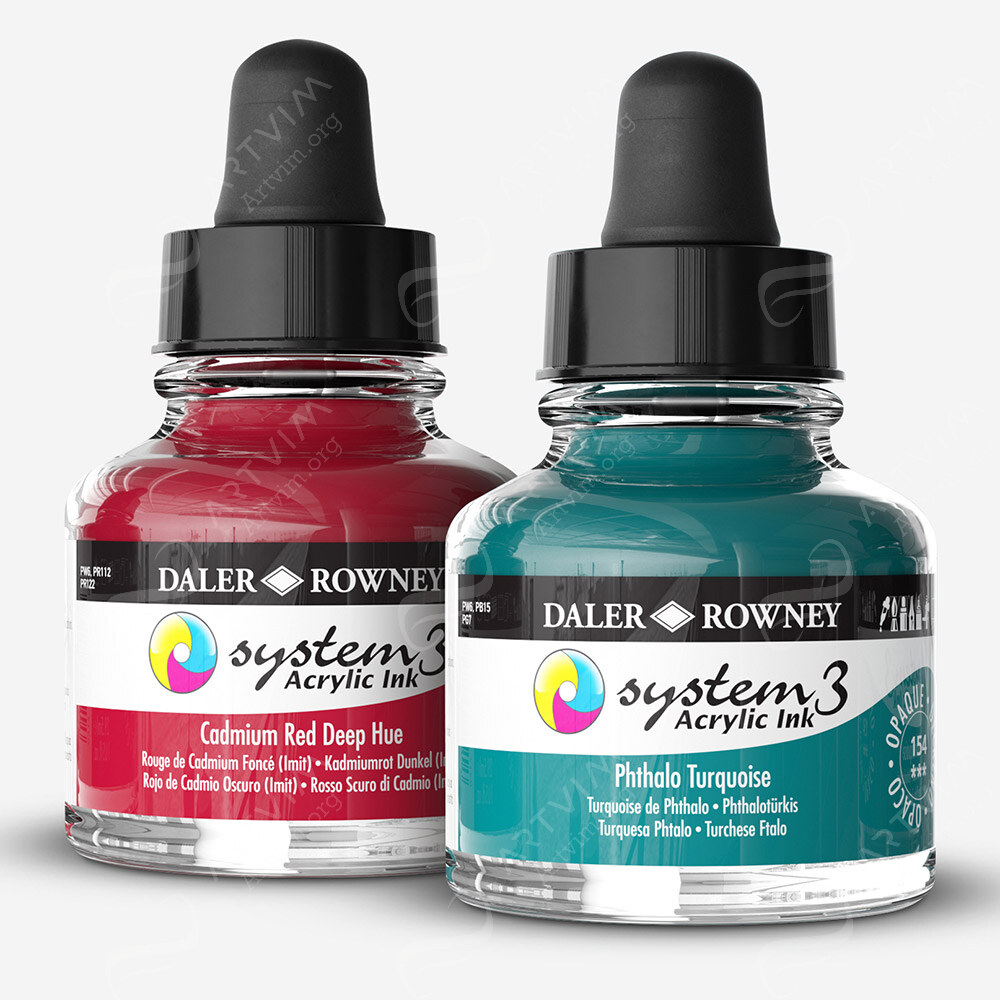 Daler-Rowney : System3 : Acrylic Ink