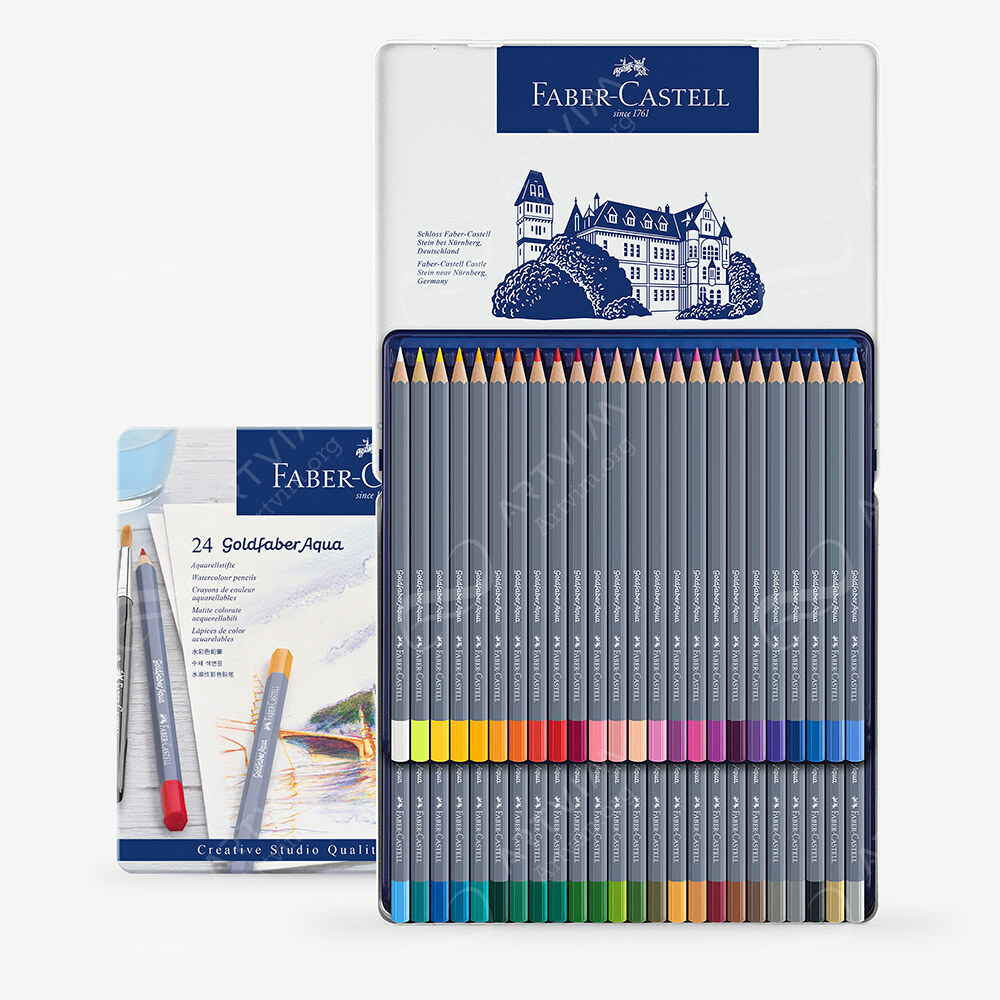 Faber-Castell : Goldfaber Aqua Watercolour Pencil Sets