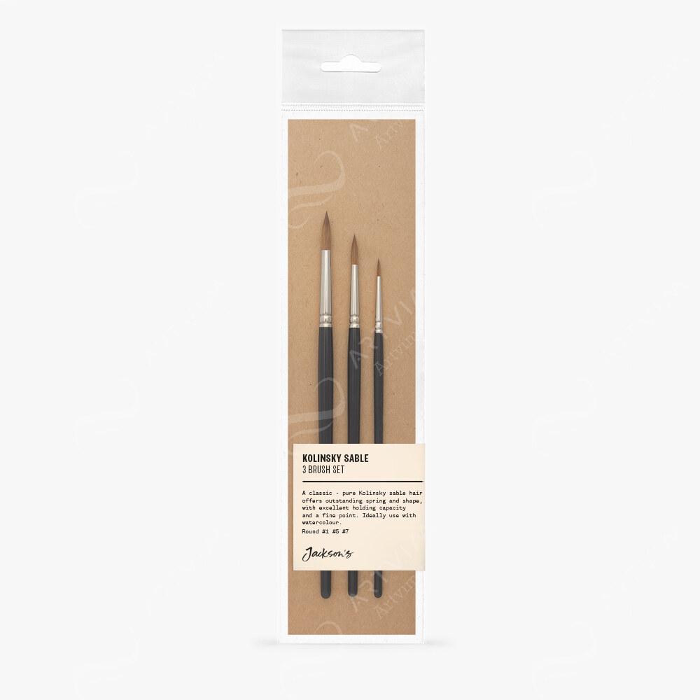 Jackson's : Kolinsky Sable Watercolour Brush Sets
