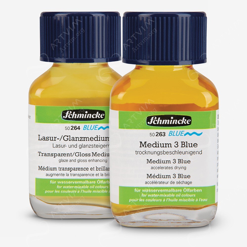 Schmincke : Norma Blue : Watermixable Oil Mediums