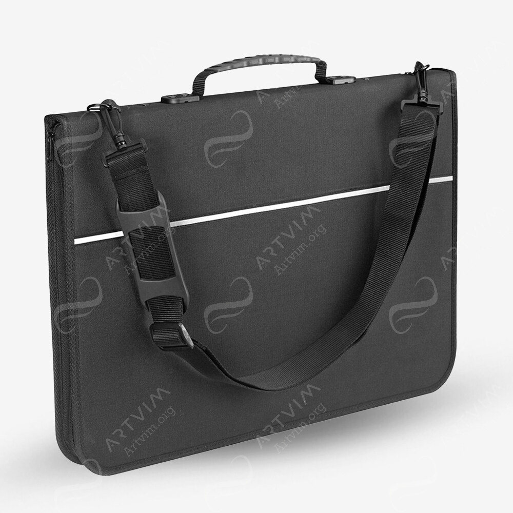 Mapac : Quartz Portfolio : Padded Nylon : Strong Rings : Shoulder Strap
