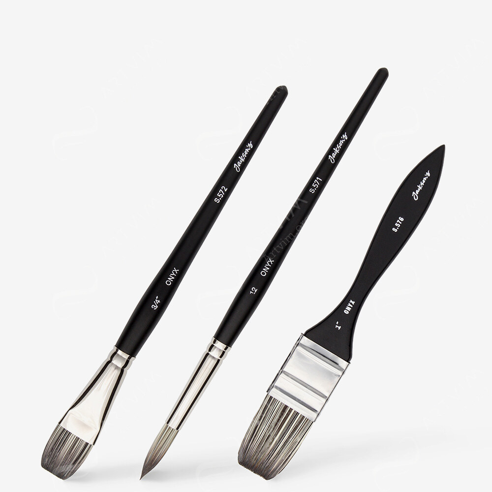 Jackson's : Onyx : Synthetic Brushes : 571 / 572 / 576