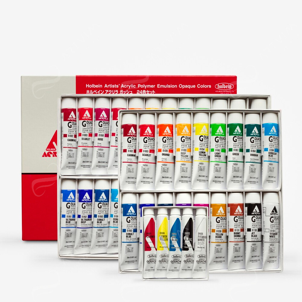 Holbein : Acrylic Gouache Paint Sets