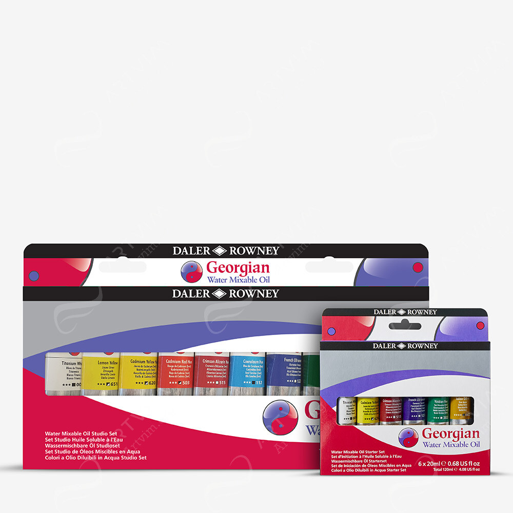 Daler-Rowney : Georgian Water-Mixable Oil Paint Sets