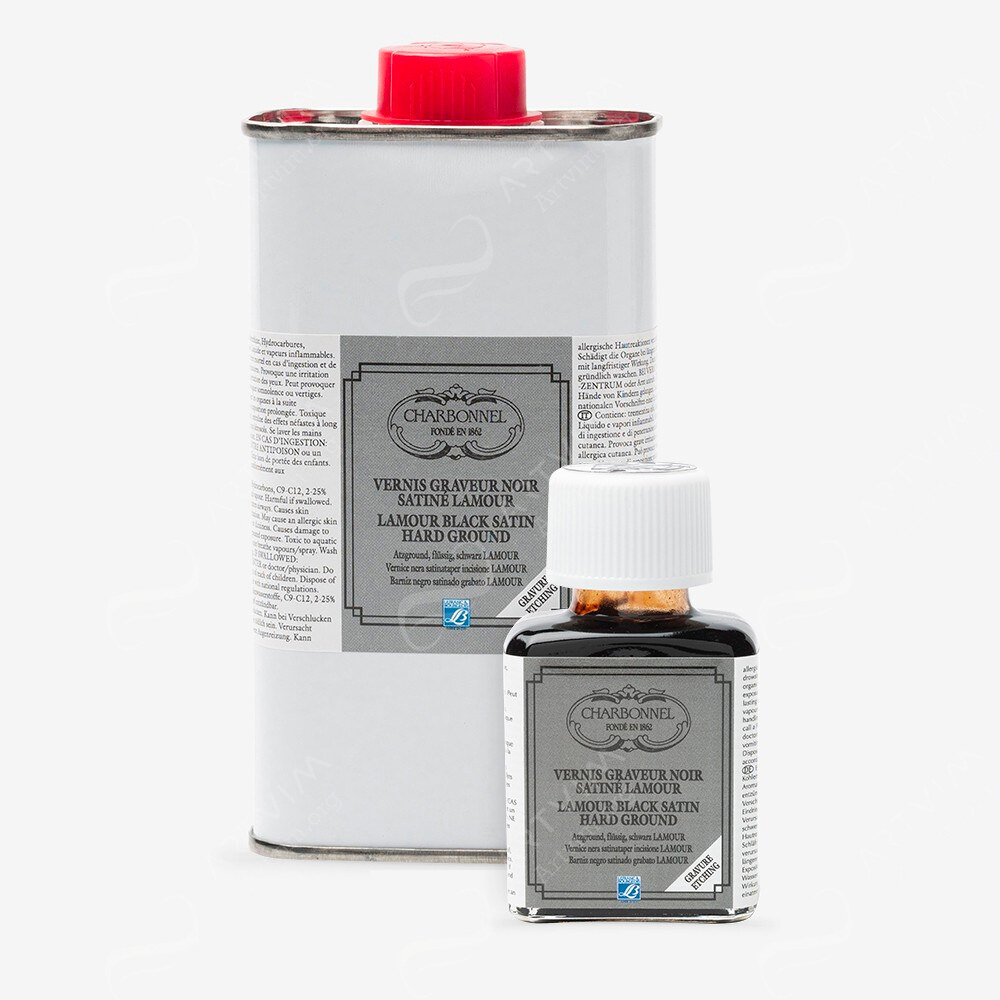 Charbonnel : Etching Ground : Lamour Black Satin Varnish
