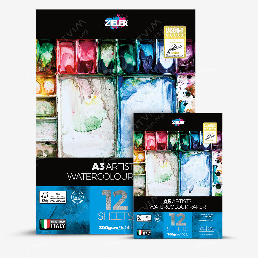 Zieler : Artists' Watercolour Pad