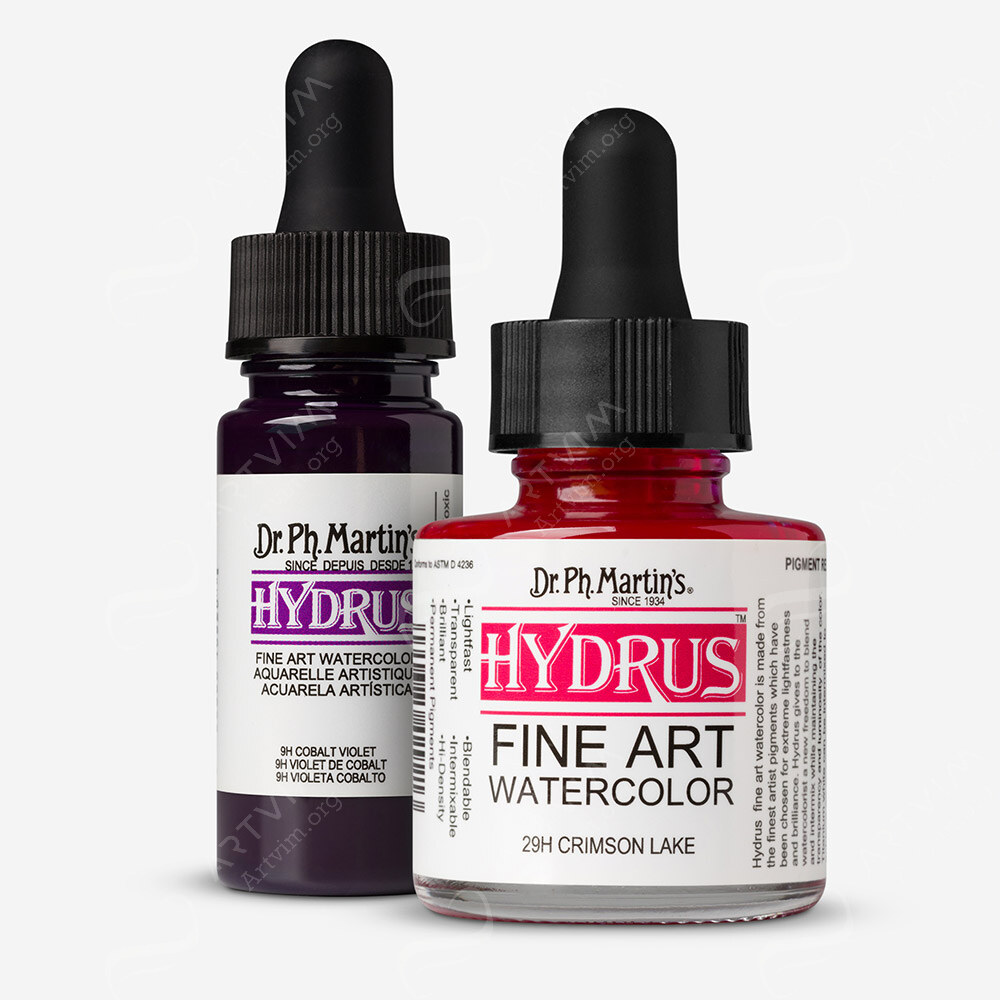 Dr. Ph. Martin's : Hydrus : Liquid Watercolour Paint