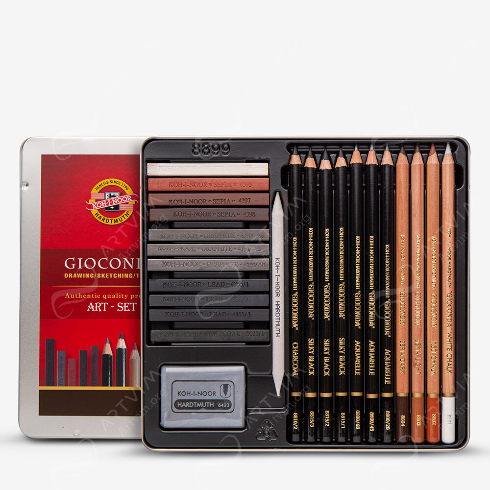 Koh-I-Noor : Gioconda 24 Piece Sketching Tin Sets