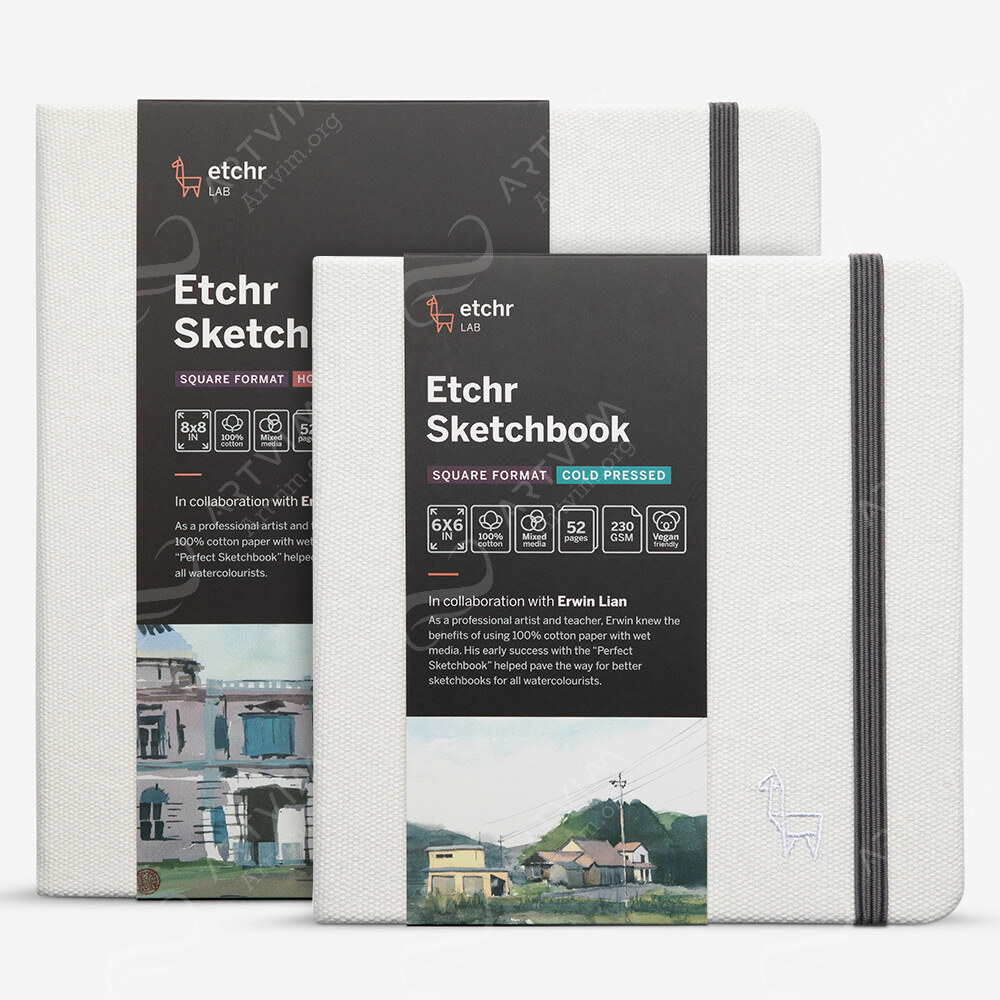 Etchr : Square Sketchbook