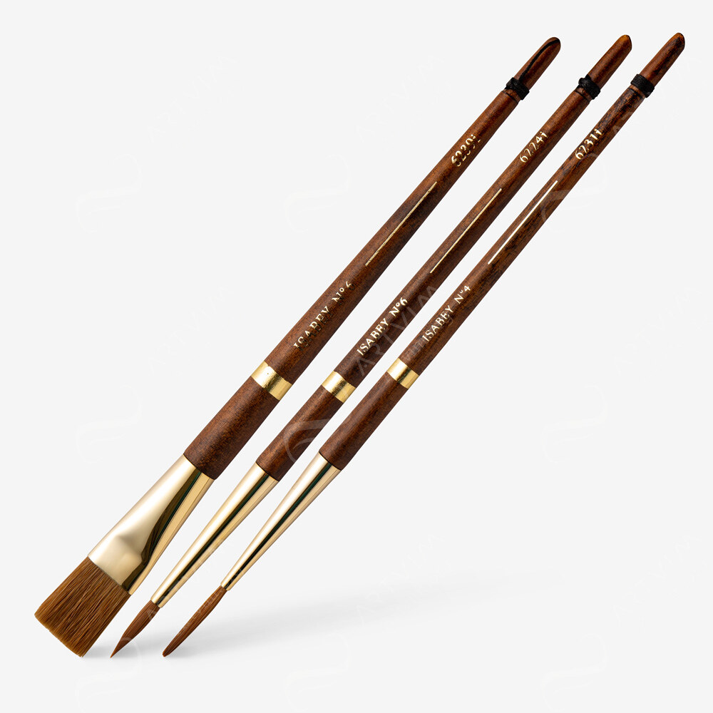 Isabey : Syrus : Watercolour Brushes : Series 62324I / 6231I / 6239I