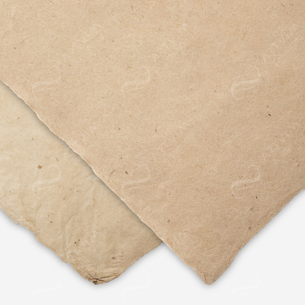 Khadi : Lokta Dark : Nepalese Paper : 5 Sheets