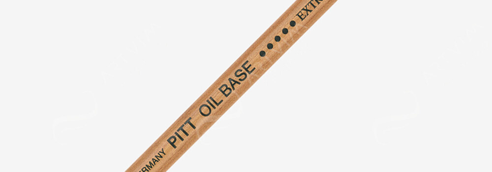 FABER-CASTELL : PITT OIL BASE PENCILS BLACK : EXTRA HARD