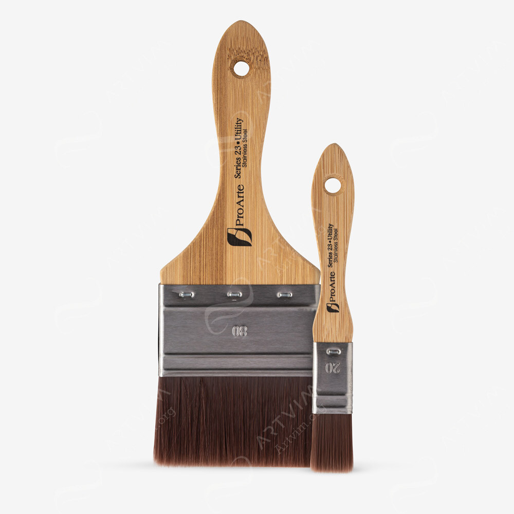 Pro Arte : Utility Brush : Series 23 : Synthetic Varnish Brushes