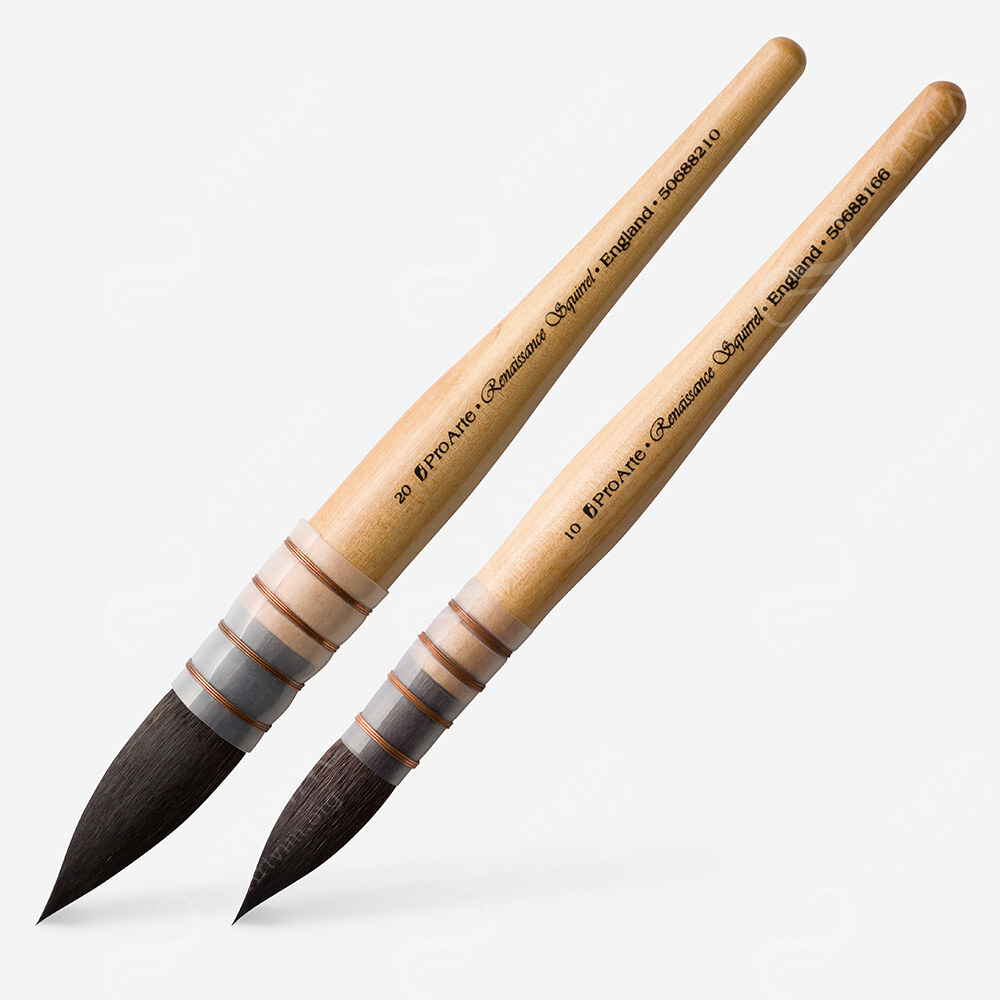 Pro Arte : Renaissance Squirrel Mop Watercolour Brushes