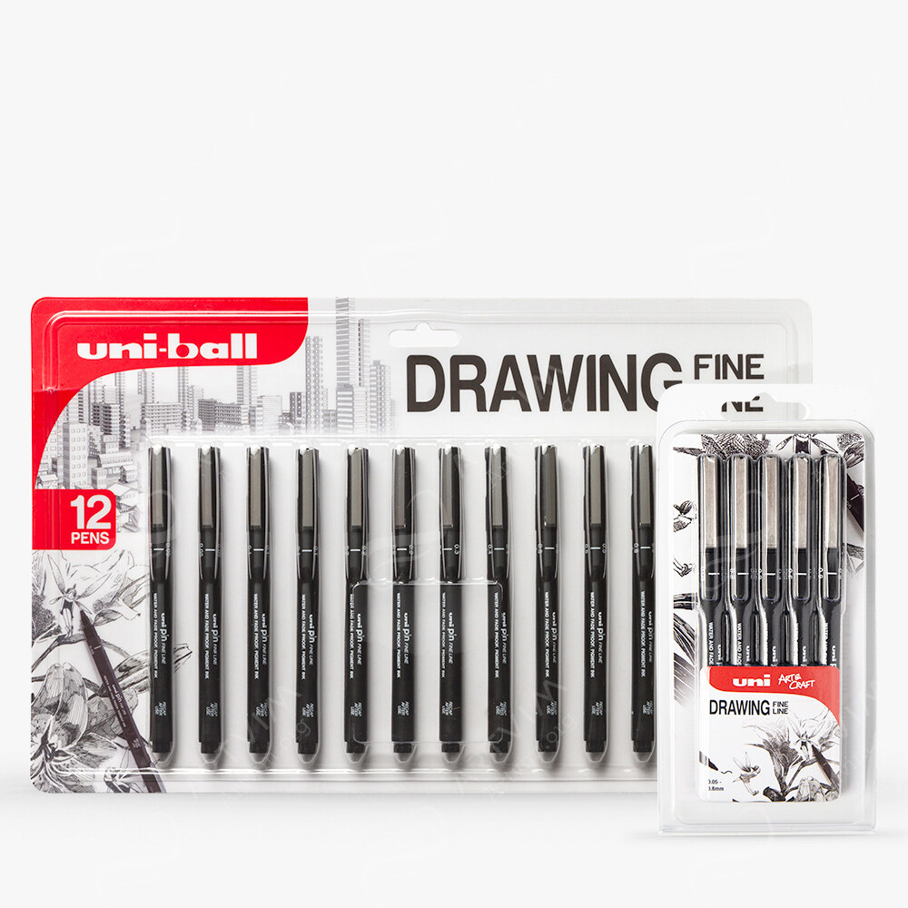 Uni Ball : Pin : Waterproof Sketching Pen Sets