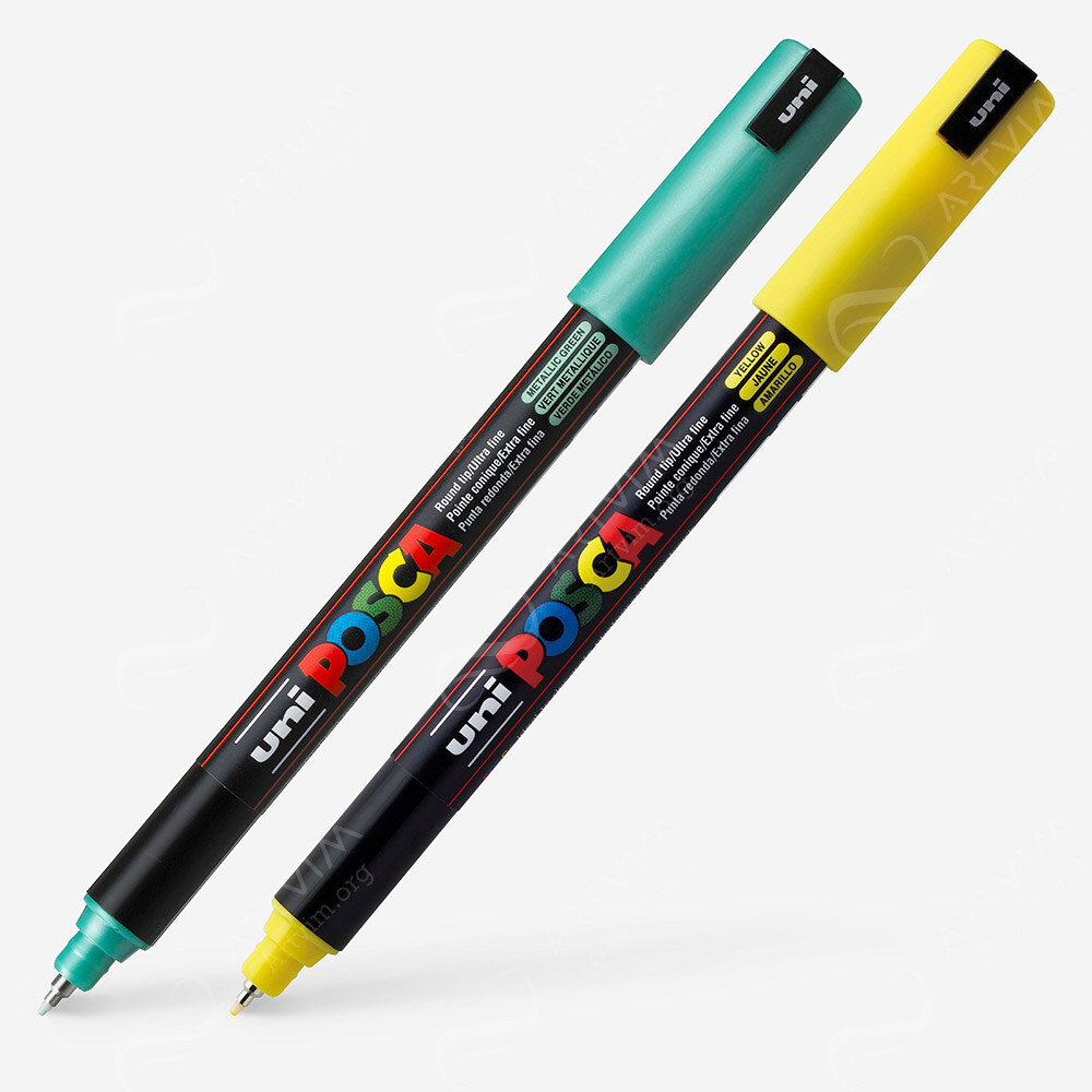 Posca : Posca : Fine Art Pens : Pc-1Mr : Ultra-Fine Pin Tip : 0.7Mm