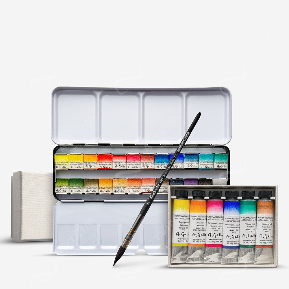 A. Gallo : Handmade Watercolour Paint Sets