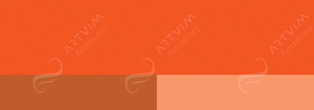 LEFRANC BOURGEOIS : FLASHE VINYL EMULSION PAINT ORANGE