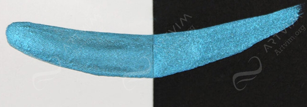 COLIRO : PEARLCOLORS MICA WATERCOLOUR PAINTS PEACOCK BLUE