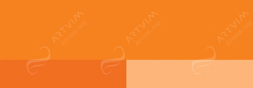 LEFRANC BOURGEOIS : FLASHE VINYL EMULSION PAINT JAPANESE ORANGE